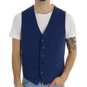 GILET STRETCH BLU